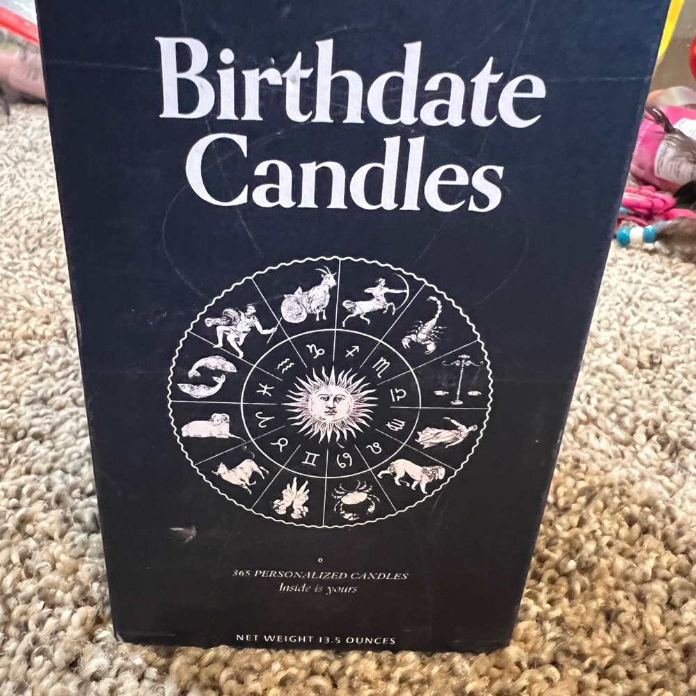 birthday candle nothing wrong just double ordered one slight tear on box